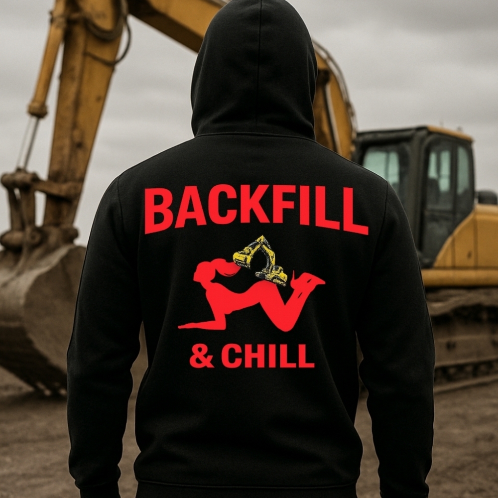 Backfill & Chill Black Hoodie